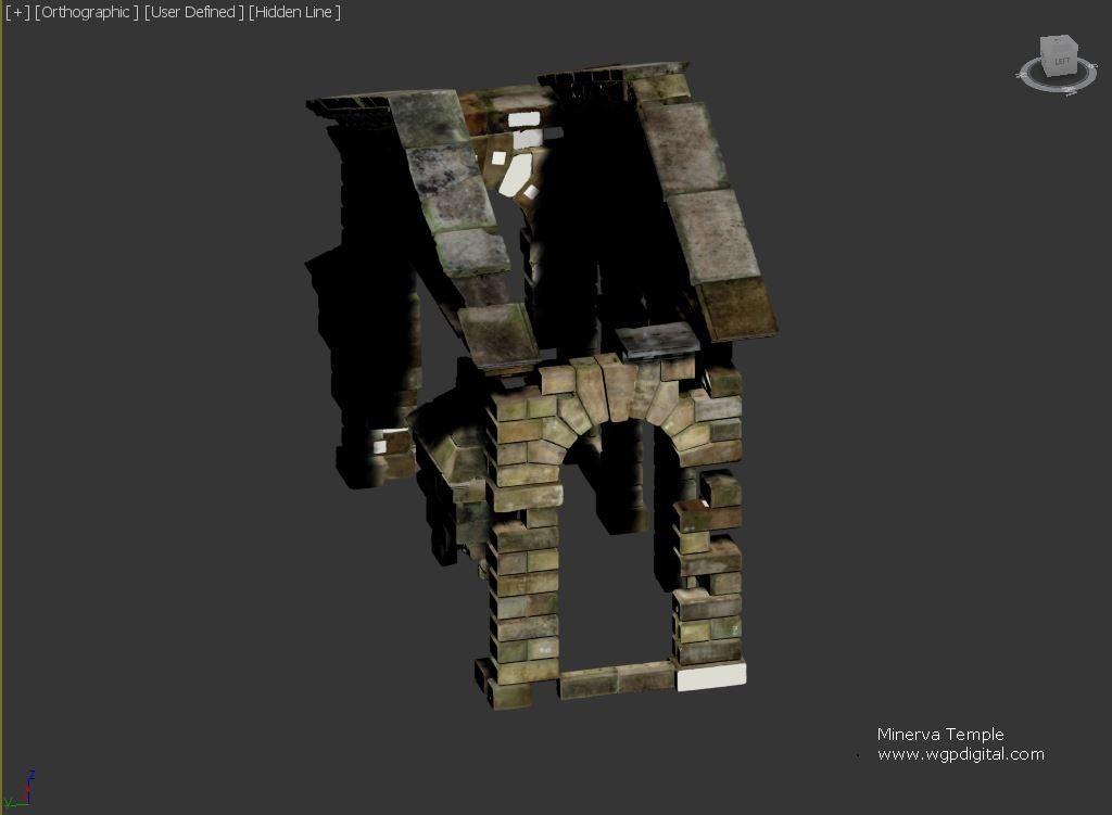 Minerva Temple - 3ds max - wgpdigital.com