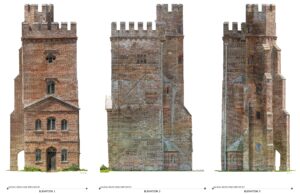 Ortho-rectified images of Laughton Place for the Landmark Trust