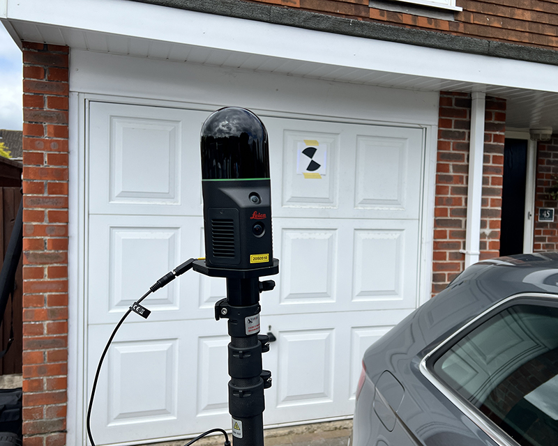 Leica lidar scanner being tested by wgpdigital